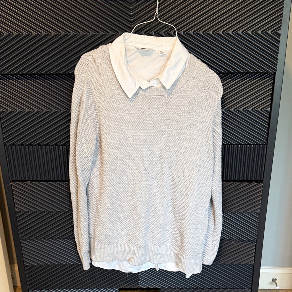 Seraphine White Collared Blouse